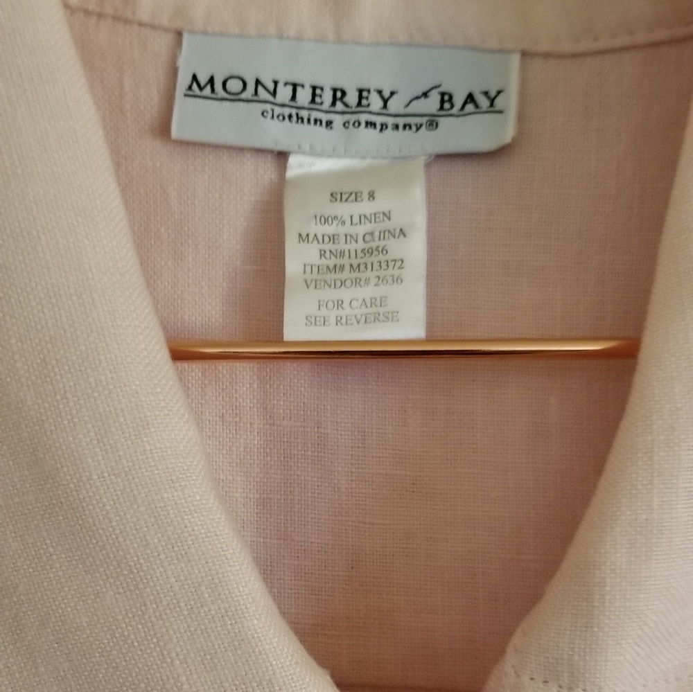Monterey  Bay Pink Lightweight  Jacket - Picture 2 of 8